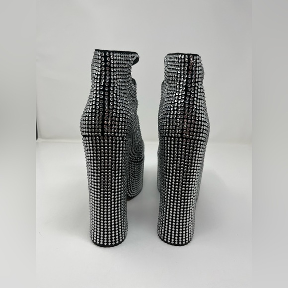 $650 MRSP | Marc Jacobs - The Rhinestone Kiki Ankle Boot | Black/Crystal | EU 40 - Picture 11 of 12